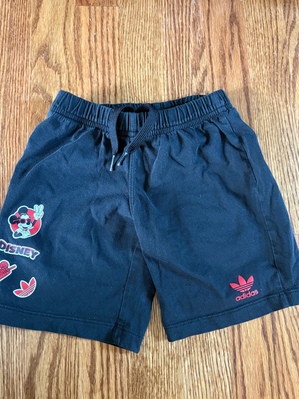 Kids Adidas Disney Black Shorts